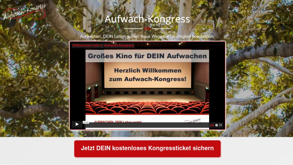 Hier geht's zum kostenlosen Aufwach-Kongress