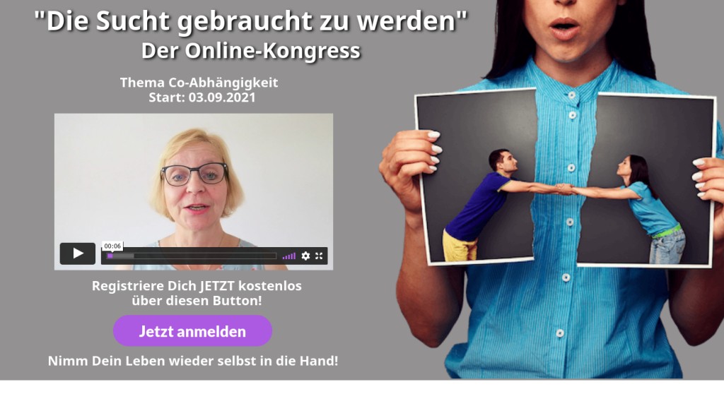 Zum Kongress: Die Sucht gebraucht zu werden