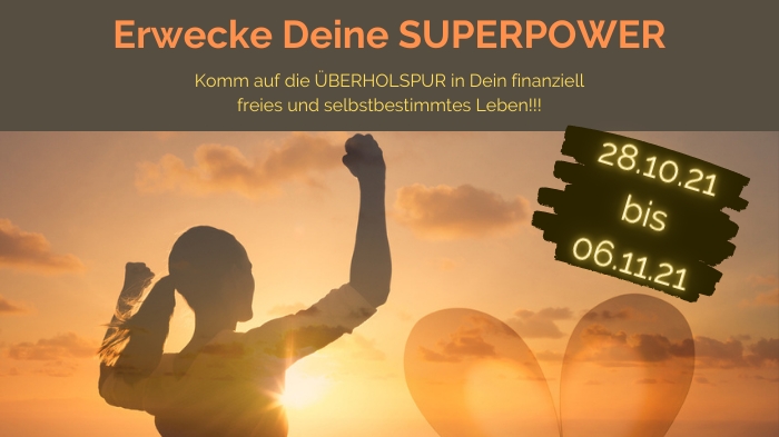 Zum kostenfreien Kongress: Erwecke Deine SUPERPOWER