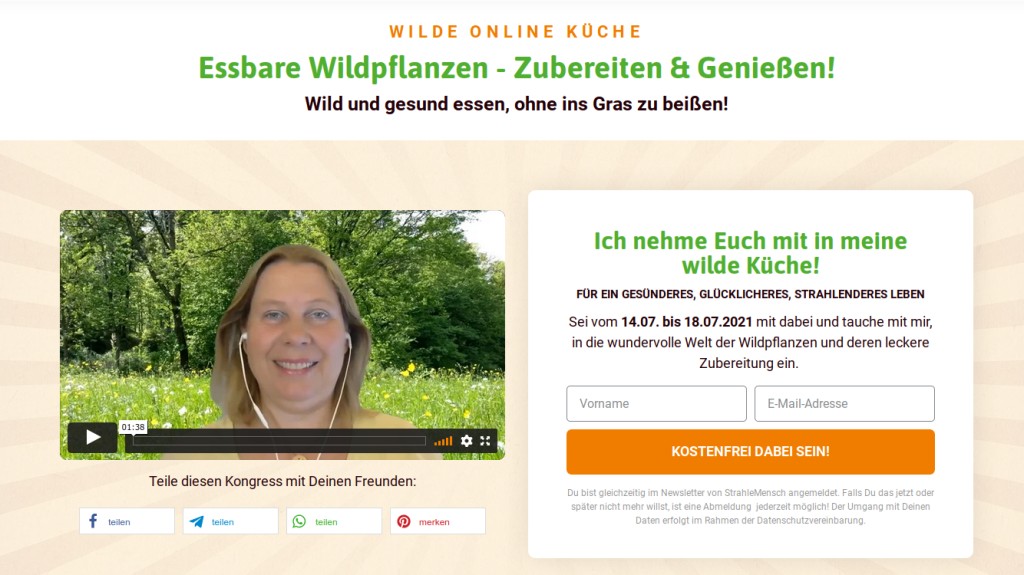 Zum Kongress: Essbare Wildpflanzen Zubereiten und Genießen!