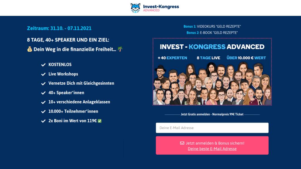 Zum kostenfreien Invest-Kongress Advanced