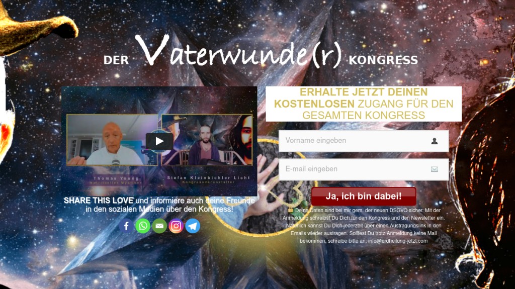 Zum kostenlose Vaterwunde(r) Kongress