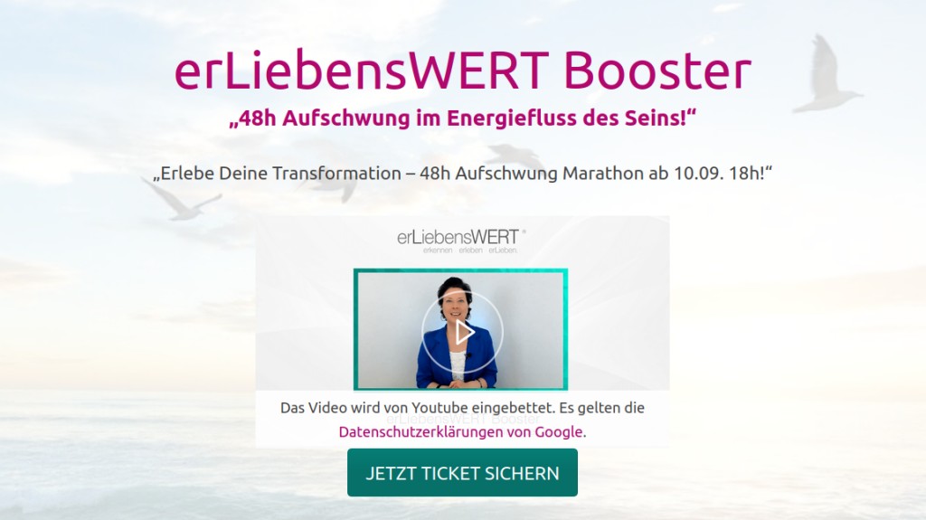 Zum kostenlosen erLiebensWERT Booster
