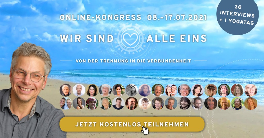 Zum kostenlosen Kongress: Wir sind alle Eins