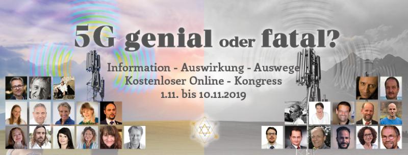 Hier geht's zum kostenlosen „5G - genial oder fatal?“ Online-Kongress