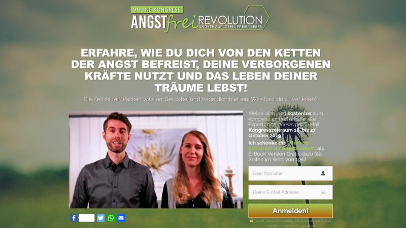 Hier geht's zum kostenlosen Angstfrei Revolution Kongress