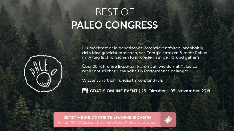Hier geht's zum kostenlosen Best of Paleo Onlinekongress