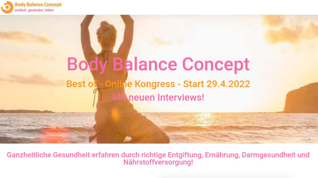 Zum kostenlosen "Body Balance Concept" Kongress