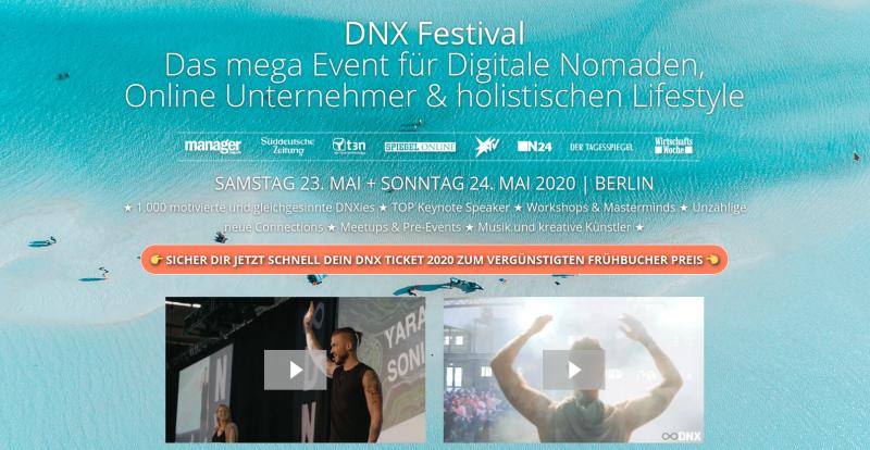 Sicher dir jetzt dein Ticket für das DNX Festival 2020!