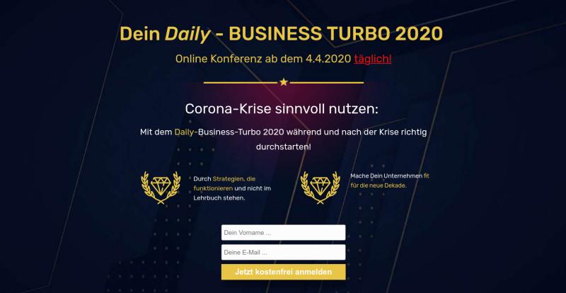 Hier geht's zum kostenlosen Daily Business Turbo 2020