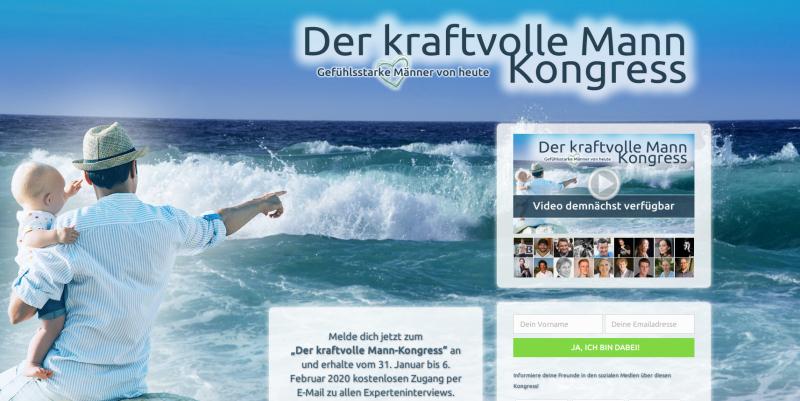 Hier geht's zum kostenlosen "Der kraftvolle Mann" - Kongress