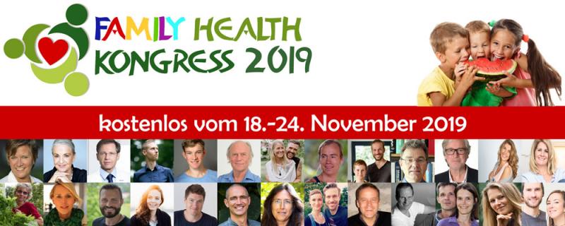 Hier geht's zum kostenlosen Family Health Kongress 2019
