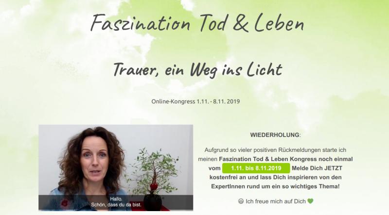 Hier geht's zum kostenlosen Faszination Tod & Leben Online-Kongress