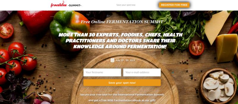 Hier geht's zum kostenlosen Free Online FERMENTATION SUMMIT