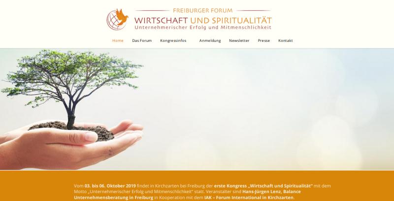 Kongress „Wirtschaft und Spiritualität“