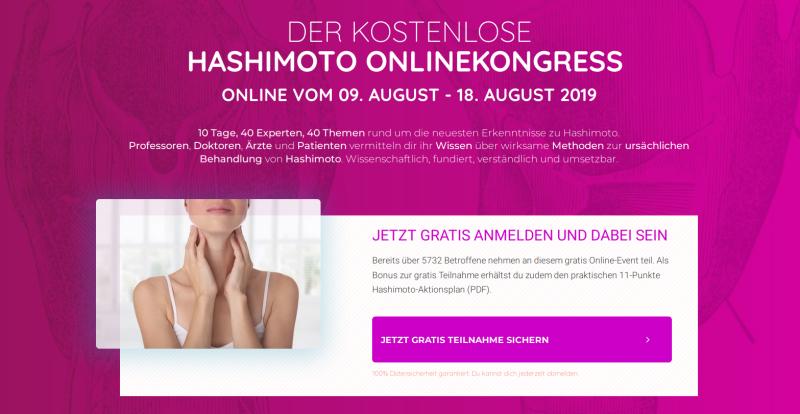 >> Hier zum kostenlosen ​HASHIMOTO ONLINEkongress anmelden <<