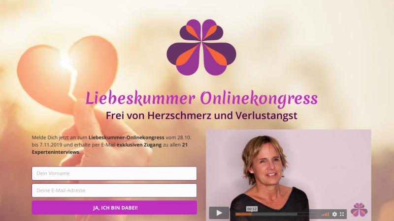 Hier geht's zum kostenlosen Liebeskummer Onlinekongress