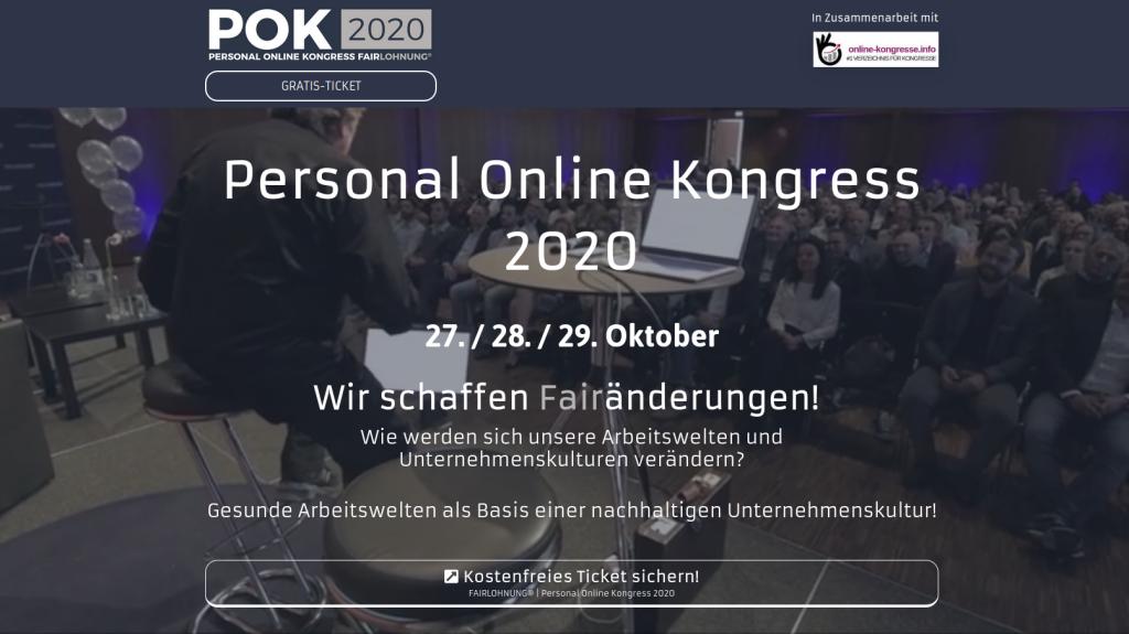 Hier geht's zum kostenlosen Personal Online Kongress 2020