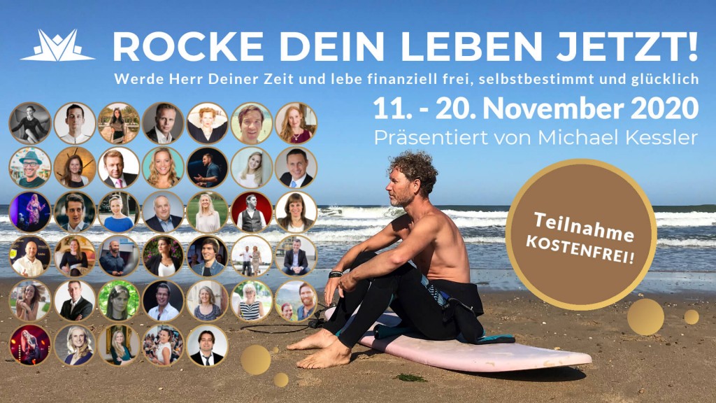 Hier geht's zum kostenlosen Rocke Dein Leben JETZT!