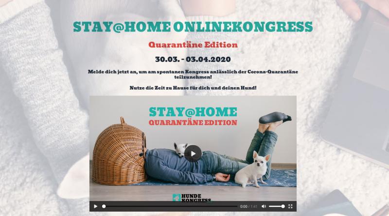 Hier geht's zum kostenlosen Stay@Home Kongress