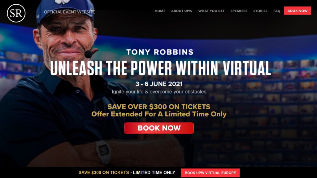 Tony Robbins Unleash The Power Within Virtual 2021