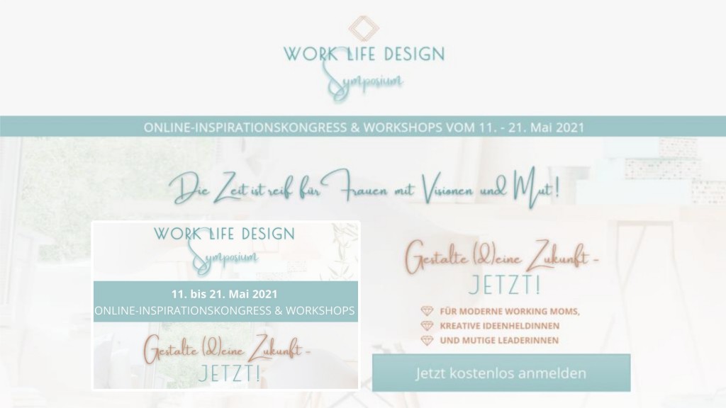 Zum kostenlosen Work Life Design Symposium