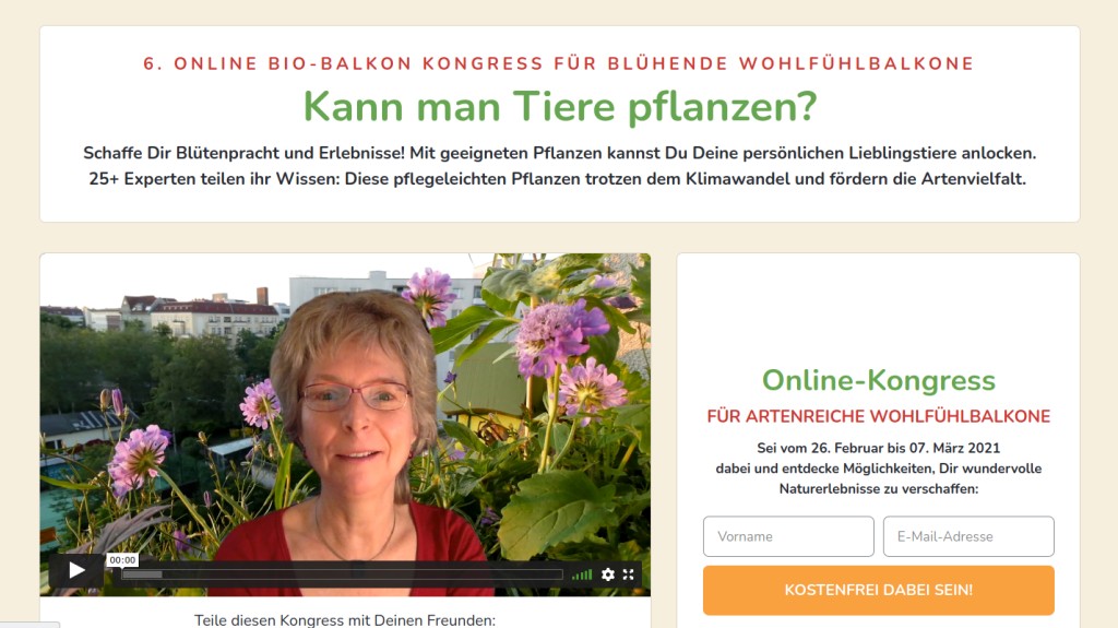 Hier geht's zum kostenlosen 6. Online Bio-Balkon Kongress