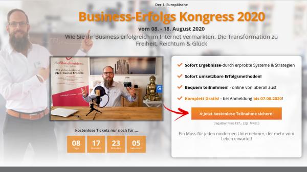 Hier geht's zum kostenlosen Business-Erfolgs Kongress 2020