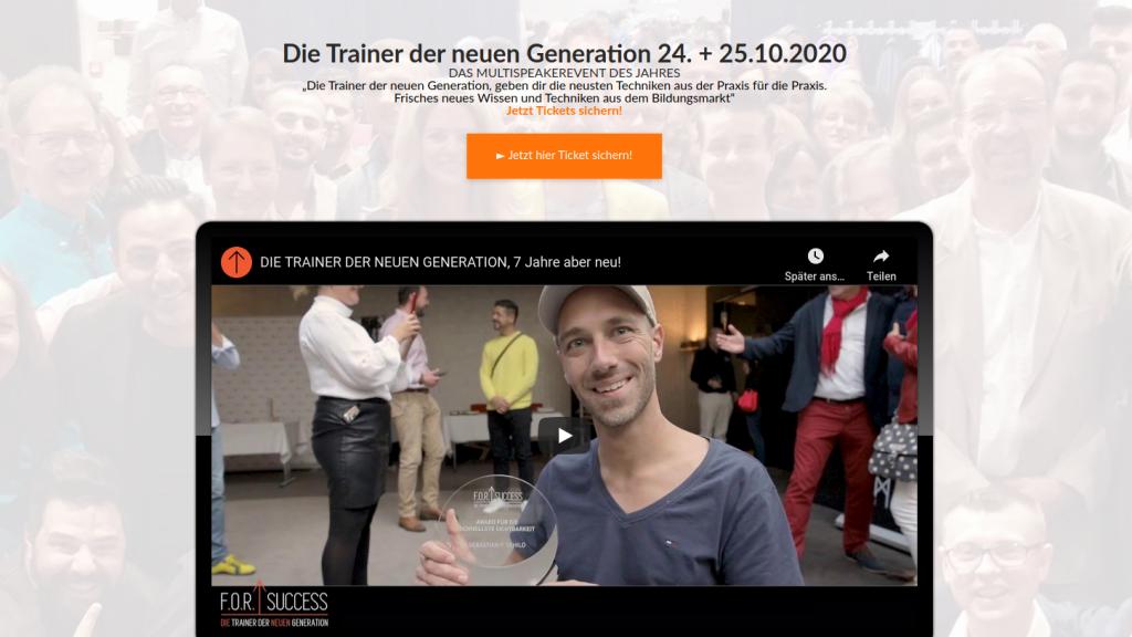 Hier geht's zum Event: Die Trainer der neuen Generation