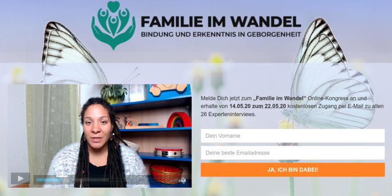 Hier geht's zum kostenlosen „Familie im Wandel“ Online-Kongress