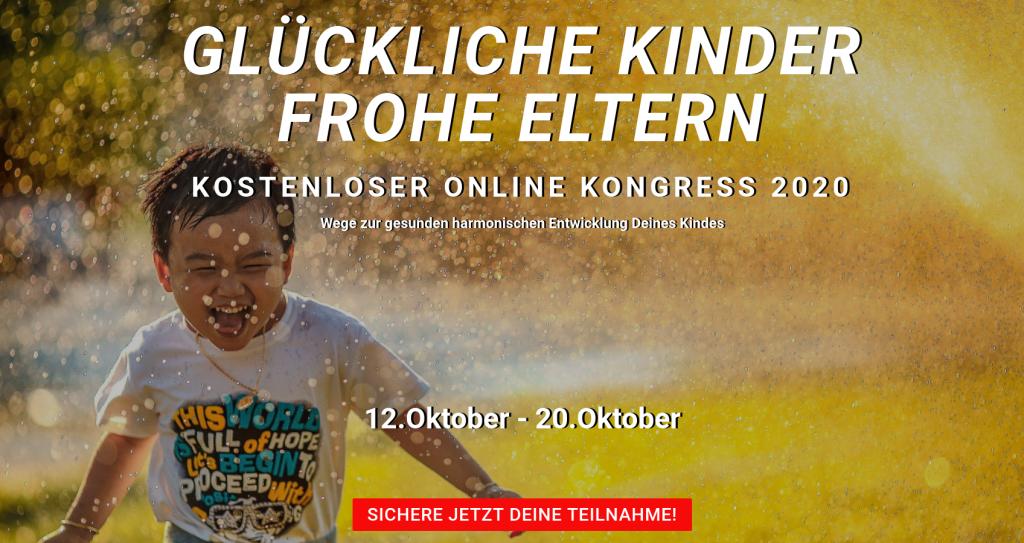 Hier geht's zum kostenlosen Kongress: Glückliche Kinder frohe Eltern