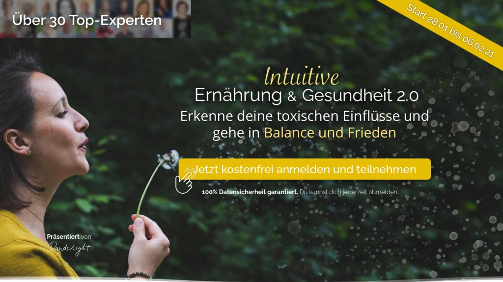 Hier geht's zum kostenlosen Intuitive Ernährung & Gesundheit Kongress