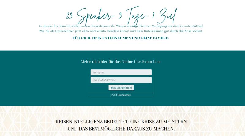 Hier geht's zum kostenlosen Krisen-Intelligenz Live Online-Summit