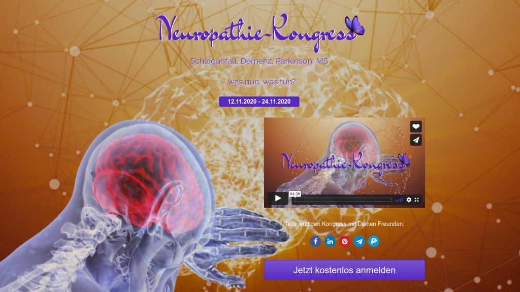 Hier geht's zum kostenlosen Neuropathie-Kongress