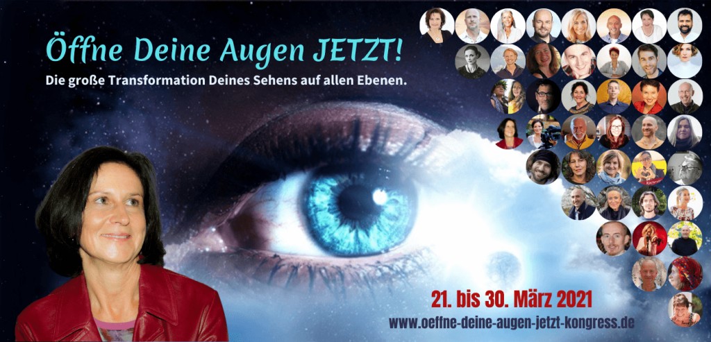 Hier geht's zum kostenlosen Öffne Deine Augen jetzt! Kongress