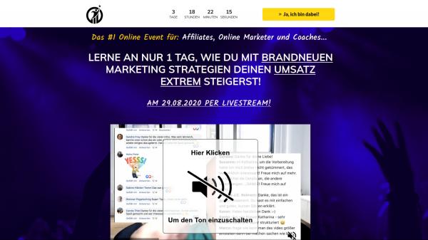 Hier geht's zum kostenlosen Online Marketing Success Day