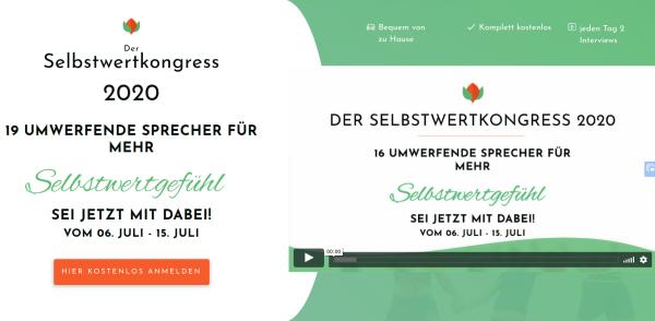 Hier geht's zum kostenlosen Selbstwertkongress 2020