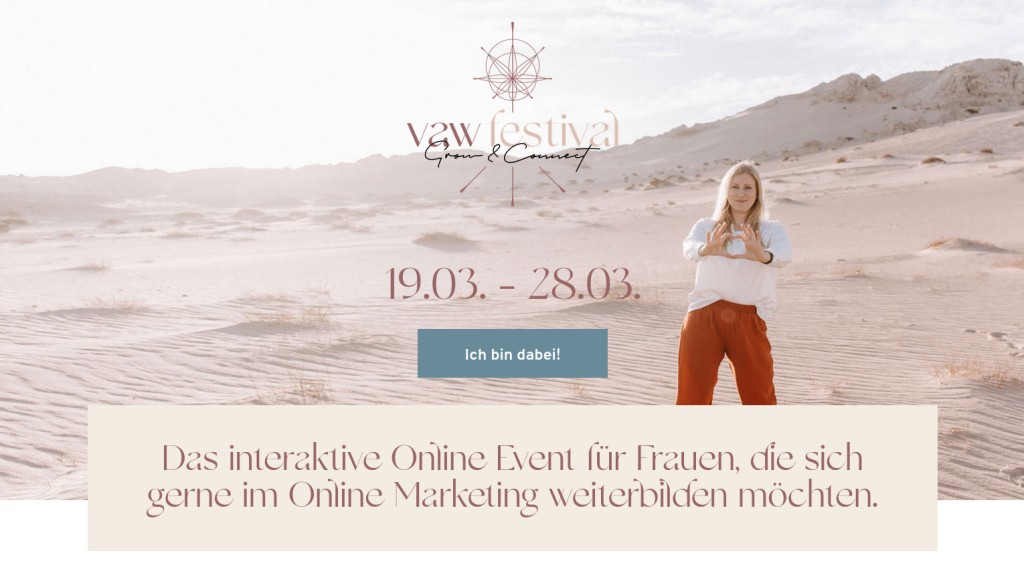 Hier geht's zum Virtual Assistant Women Festival