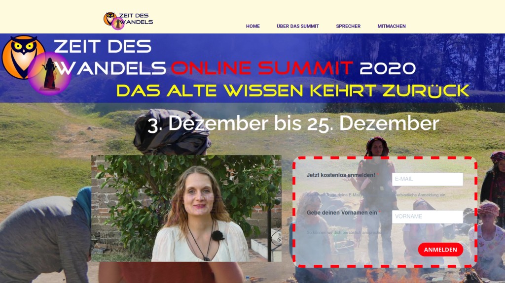 Hier geht's zum kostenlosen Zeit des Wandels Online Summit